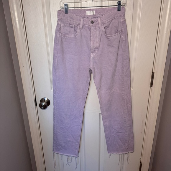 7 For All Mankind Lilac Easy Straight Ankle - Picture 3 of 15
